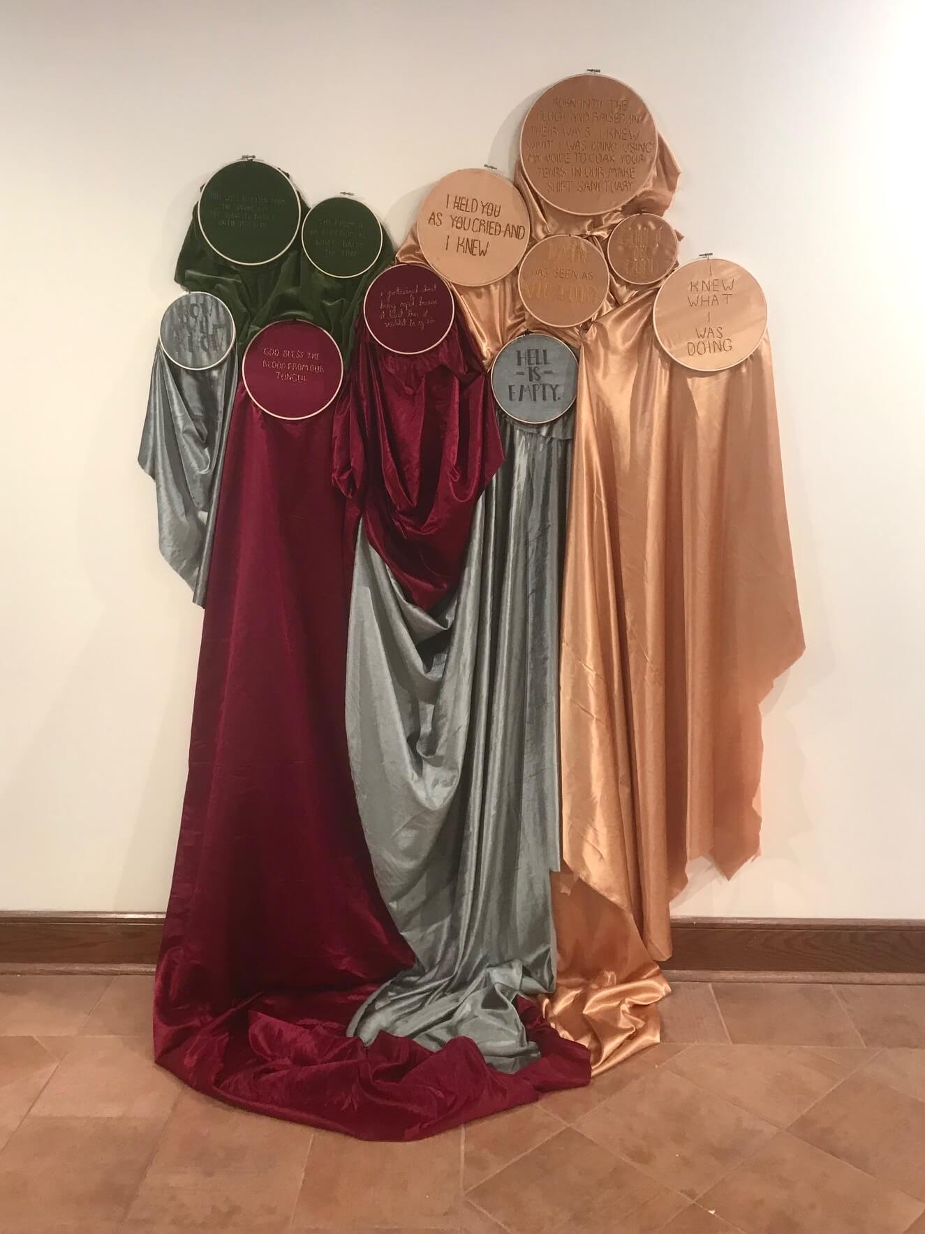 embroidered poetry collection